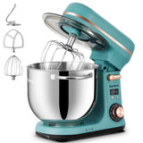 Neretva Stand Mixer, [6.34QT& 6-Speed& 400W] Mixers Kitchen Electric Stand Mixer Lightweight& Large Capacity& LED Display Kitchen Mixer with Whisk, Flat Beater, Dough Hook Neretva