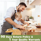 FUNLIO Foldable Kitchen Step Stool with Safety Rails, 3-Level Height Adjustable Toddler Tower for Kids 2-6 Years, Montessori Child Standing Tower for Learning, Easy to Assemble, CPC Approved - Natural FUNLIO