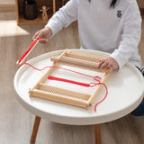 SnowTing Weaving Loom Kit, 15.6 x 10.1 x 1.2 Inch Large Wooden Weaving Frame for DIY Tapestry, Multi-Craft Hand-Knitting Loom Machine for Adults & Beginners DIY Wall Art, Home Decor, and Art Projects SnowTing