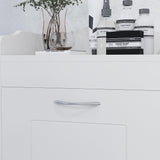 HOMCOM 31" Tilt Out Laundry Hamper, Free Standing Home Organizer Hamper, Bathroom Storage Cabinet, White HOMCOM