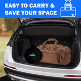 Level 1 & Level 2 EV Charger 16Amp 110-240V,17ft Cable, Portable Electric Vehicle Charger with NEMA5-15P & 6-20 Plug Compatible for SEA J1772 EV Cars for Home and Outdoor (Black) SubSun