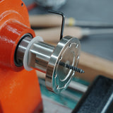 BMWOOD Woodworking 3" Lathe Faceplate with Screw Chuck, Two nylon washers for 1" x 8TPI Spindle Woodturning Lathe. BMWOOD