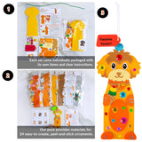 Winlyn 24 Sets Kids Crafts Kits DIY Dog Bookmark Ornaments Decorations Art Set Pet Arts Crafts Foam Stickers for Summer Camping Party Favors Reading Rewards Art Project Classroom Birthday Activities Winlyn