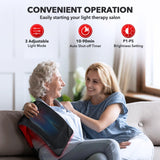 Red Light Therapy for Body, 31.5" * 11.8" Red Light Therapy Pad, Dual Chip Grade 360 LEDs 660nm & 850nm Infrared Light Therapy for Body Back Waist Shoulder Knee Joint Pain Relief, Gift for Women Men GMOWNW