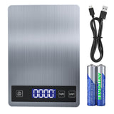 33lb Digital Scale Kitchen Food Scale Weight Grams and Ounces Pounds/Ounces/Grams be Freely Changed for Daily Use, Home Baking Stainless Steel Material FOWIDALIXG