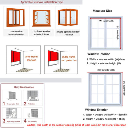 KUISOGAN White Bamboo Roller Blind - Elegant Light-Filtering Shade for Privacy and Sun Protection