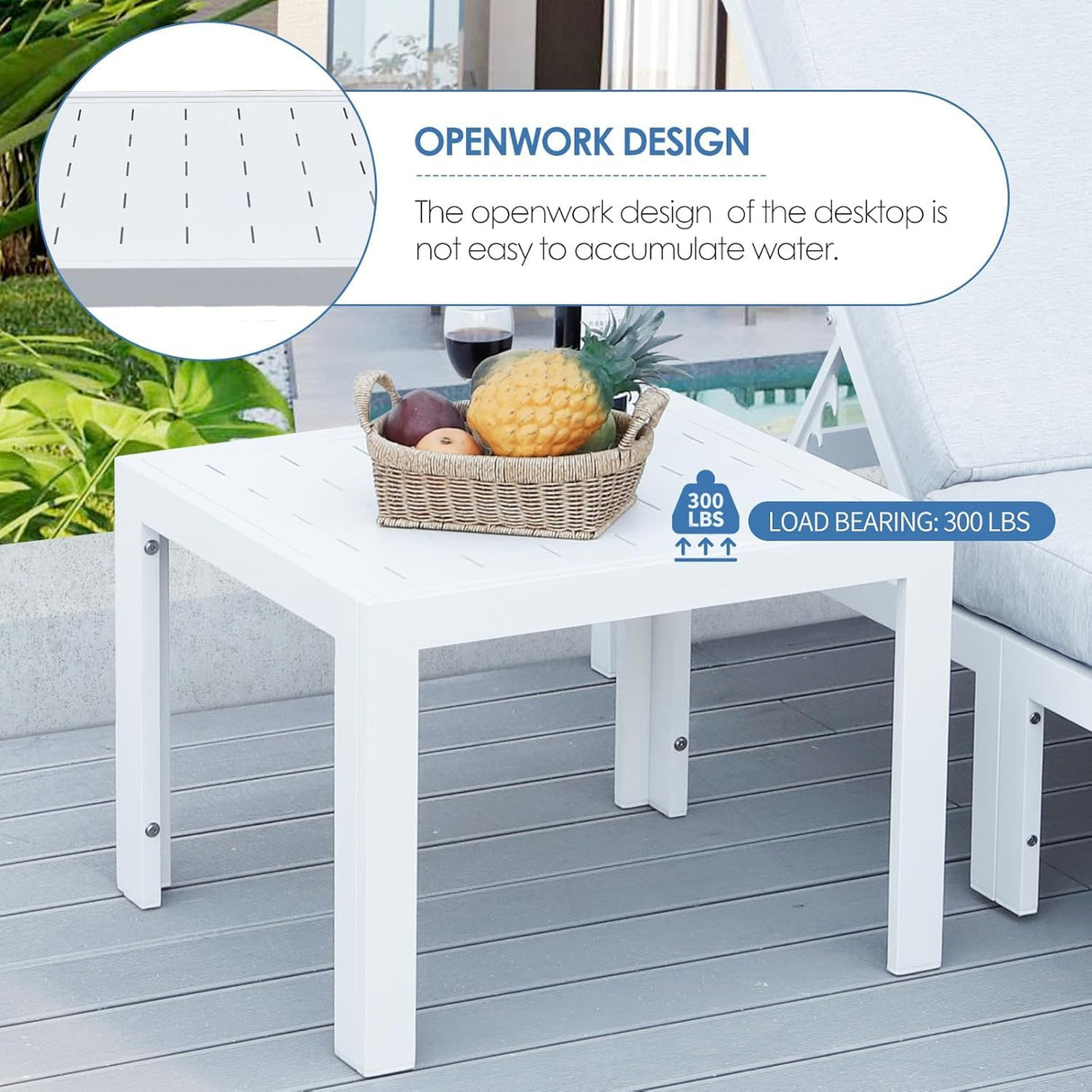 NICESOUL Extra Large Aluminum Patio Furniture Set with Chaise Lounge, All-Weather 29" Wide Seats Outdoor Sofa Conversation Set, 16 Piece Modern Sectional Couch for 14 Seats, for Garden, Light Gray NICESOUL