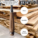 Wood Chisel Set – set of 4 Woodworking Chisels w/CR-V Steel Blades, Zipper Bag - Anti-Rust Coating Wood Chisels for Woodworking - Lightweight & Durable Carpenter Tools for Woodworking BTHEWUD