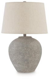 Signature Design by Ashley Dreward Casual 25 Inch Paper Table Lamp, Smoky Brown Finish Signature Design by Ashley