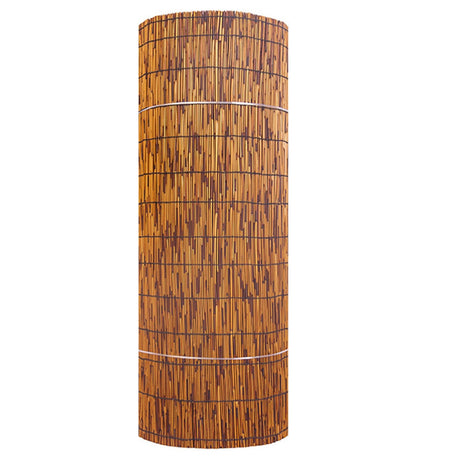 Generic Bamboo Fence Privacy Screen Rolled Heavy Duty Windscreen Fencing Mesh Fabric Natural Backyard Natural Blind Rolls 2 Ft 3 Ft 4 Ft 5 Ft High for Outdoor Patio, Garden, Balcony, Pool Deck WoodArtSupply