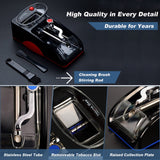 Tiyoha Electric Cigarette Rolling Machine Portable Mini Automatic Roller Maker Plug in Cigarette Injector Roller Fits Rolling Tube of Diameter 0.31"/8mm and Most Rolling Paper(Red) Tiyoha