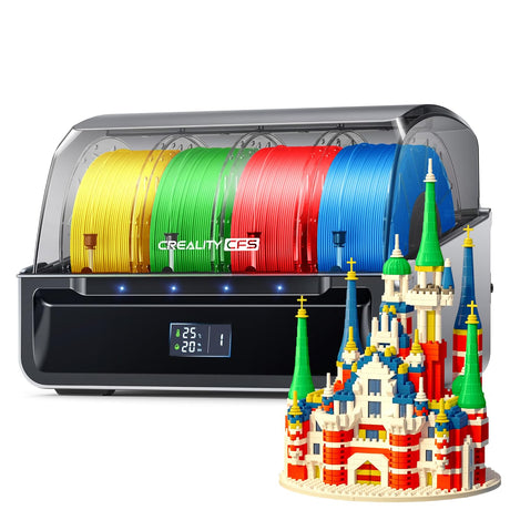 Official Creality CFS, Multi Color 3D Printer Automatically Filament System, Anti-Moisture Filament Storage, Supports 16 Color Printing for K1 Series CFS Upgrade Kit/K1 MAX/K1 SE/K1C/K2 Plus/Hi Creality