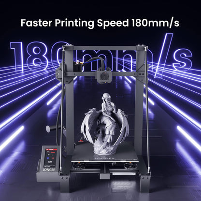 Longer LK5 Pro 3D Printer, FDM 3D Printer with Large Build Size 11.8x11.8x15.7in, 95% Pre-Assembled, Fully Open Source, Resume Printing, Silent Mainboard. Ideal for DIY Home and School Printi - WoodArtSupply