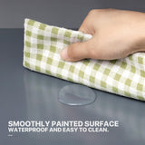 MoNiBloom 68" Tall Slim Narrow Clear Display Cabinet with Acrylic Door Curio Cabinet Display Case Corner Shelves Collection Display Case, Gray MoNiBloom