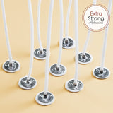 Hearth & Harbor Soy Candle Wax for Candle Making 10 lb Bag, Premium Natural Soy Wax Flakes, 100 Cotton Candle Wicks, 100 Wick Stickers, & 2 Centering Devices Hearth & Harbor