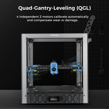 Sovol SV08 Core-XY 3D Printer Voron 2.4 Open Source, 700mm/s High Speed 3D Printers with 300℃ Clog-Free Hotend & Camera, Auto Leveling with 4 Independent Z Motors, Large Print Size 13.8x13.8x - WoodArtSupply