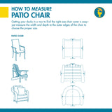 Duck Covers Essential Water-Resistant 29 Inch Patio Chair Cover, Outdoor Chair Covers Duck Covers