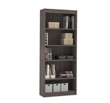 Bestar Universel 30W Standard Bookcase in bark Grey Bestar