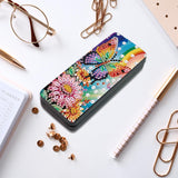 JISHSHAY Diamond Art Glasses Case Diamond Painting Sunglasses Case Diamond Art Kits for Adults Eyeglass Holder Diamond Painting Kits Eye Glass Holder Diamond Art Kits Eyeglass Holder Butterfly Flower JISHSHAY