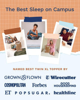 ViscoSoft 3 Inch Memory Foam Mattress Topper Twin XL - Select High Density Ventilated Extra Long Mattress Pad - Premium Removable Rayon Cover ViscoSoft