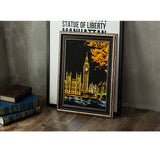 Scratch Painting Kits for Adults & teens, Craft Art Set, Rainbow Scratch Art Painting Paper, Sketch DIY Night View Scratchboard, 16'' x 11.2'' Creative Gift with 3 Tools kit (Eiffel Tower / Big Ben) MIASTAR