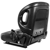 Stark USA Universal Forklift Seat Replacement Mechanical Seat Suspension Seatbelt Adjustable Clark Cat Toyota Seat Curved Back Stark USA