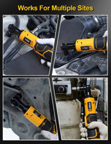 VTEK 3/8" Cordless Ratchet Wrench 16.8V Power Ratchet Wrench,40 Ft-lbs 400 RPM Electric Battery Ratchet Wrench VTEK