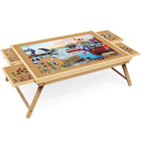 Puzzle Table 2000 Pieces,Jigsaw Puzzle Table with Drawers,41.3"x 29.5"Portable Puzzle Tables for Adults and Teens with Folding Legs RAGOZONERY