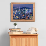 BRTITA Seoul South Korea Skyline Glossy Night View Diamond Painting Kits for Adults Full Round Drill Diamond Art Picture for Wall Home Decor 12x16in / 30x40cm BRTITA