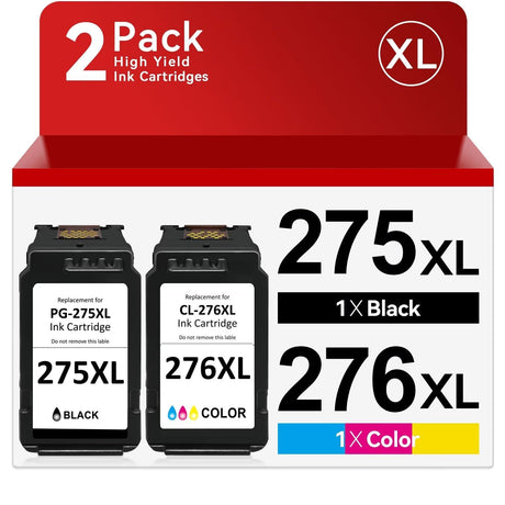 PG-275XL/CL-276XL Compatible for Canon Ink 275 and 276 PG-275XL CL-276XL for Canon 275 and 276 Ink Cartridges for Canon PIXMA TS3500 TS3522 TR4720 TR4700 TR4722 TS3720 Printer OEGGOINK