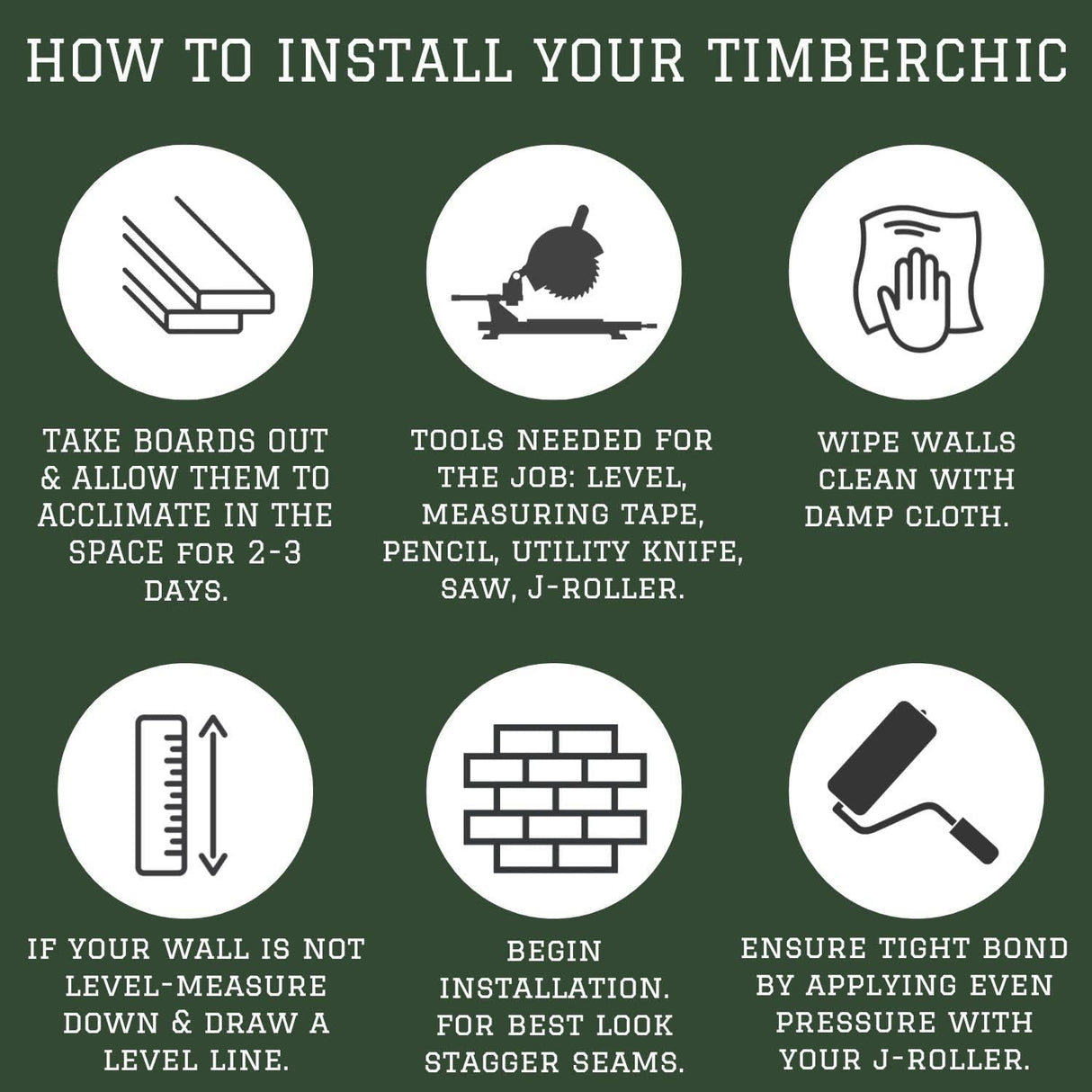 Timberchic River Reclaimed Wooden Wall Planks - Simple Peel & Stick Wall Covering Application for DIY Accent Wall & Home Improvement - Modern, Premium Wall Paneling (3" Wide - 10 Sq. Ft., River) Timberchic