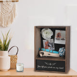 J JACKCUBE DESIGN Pet Memorial Shadow Box, Memorial Gift Frame Pet Urn for Ashes Display Case for Dogs & Cats Remembrance Memory Keepsake -MK1077A J JACKCUBE DESIGN