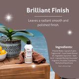 Therapy Wood Polish Bundle with Microfiber 16 oz. - Wood Furniture Polish, Best Wood Furniture Cleaner - Almond Scent - Wood Cleaner, Cabinet and Table Restorer, Natural Wood Conditioner Therapy