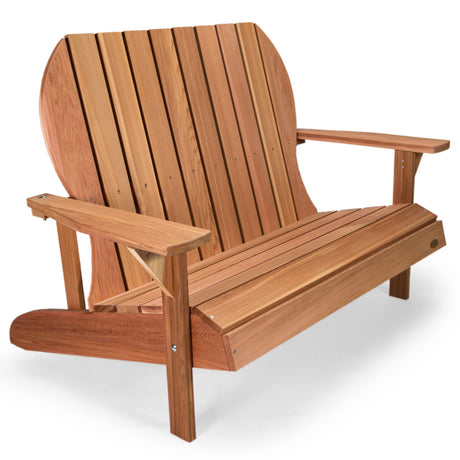 All Things Cedar LS48 Adirondack Cedar Garden Love Seat All Things Cedar