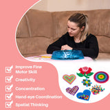 Sukh 5400+Pcs Fuse Beads - Fuse Beads Kit Melty Beads Kit Melting Beads Fuse Beads Bulk Iron Beads for Kids Crafts, Ideal for Boys and Girls Christmas Birthday Gifts Mix 24 Colors 5mm Sukh