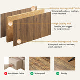 Sscaktu 7 Drawers Dresser for Bedroom，55" Wide Fluted Dresser with Deep Drawers, Modern Chest of Drawers, Mid Century Wood TV Stand Storage Organizer for Closet, Living Room, Hallway, Natural Sscaktu