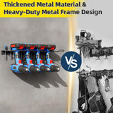 Power Tool Organizer Wall Mount with Charging Station, 4 Drill Holder + 16 screwdrivers, Heavy Duty Storage Utility Racks, Supports 100 lbs,for Garage and Workbench (16 Inch Holder Basic Version) TIMSATIO