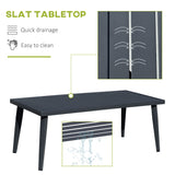 Outsunny 4 Piece Patio Furniture Set, Aluminum Conversation Set, Outdoor Garden Sofa Set with Armchairs, Loveseat, Center Coffee Table and Cushions, Cream White Outsunny