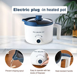 Beeswax Candle Making Kit with Electric Wax Melter for Adult, 5lbs Beeswax for Candle Making and DIY Art&Craft, Including Wax Melting Pot, Wax, Cotton Wick, Wick Stickers KQU