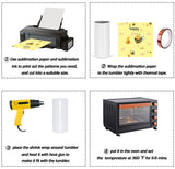 4 Pack Kid Sublimation Sports Water Bottle Blanks, 15 Oz Sublimation Tumblers Bulk Leak Proof Stainless Steel Bottles Flask with Portable Handle, Individually Boxed Micellwuu