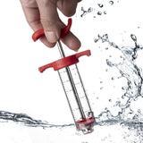 JY COOKMENT Meat Injector Syringe, 1-oz Marinade Flavor Injector with 2 Professional Needles,1 Cleaning Brushes JY COOKMENT
