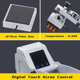 Hat Press Heat Machine, Commercial Caps Hat Heat Press Transfer Machine Semi-Auto Magnetic Digital Press, American Standard 110V Small Label Stamping Machine Heat Press Machine for Caps Genseino