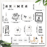 Tatuo 18 Pcs Farmhouse Tiered Tray Decor Set Home Wooden Signs Rustic Home Tiered Tray Decorations Buffalo Plaid Farmhouse Tabletop Wood Signs for Kitchen Table Shelf Decor Tatuo