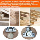 HayWHNKN Dust-Free Pneumatic Hinge Boring Drill Press Machine Woodworking Hinge Drilling Machine 45-9.5 Bult-in Drill Bit 110v 1500W HayWHNKN