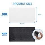 MaxGear Business Card Magnets Peel and Stick, Custom Magnets Business Cards, Personalized Magnet for Refrigerator, Custom Fridge Magnet, Adhesive Magnet, 3.5" x 2" Magnetic Business Cards 50 Pack MaxGear