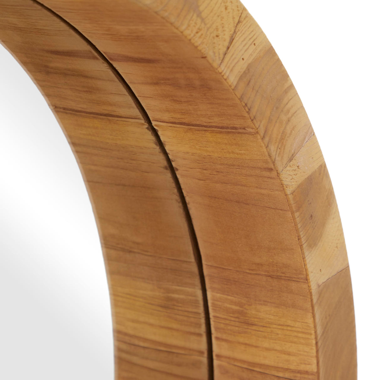 Deco 79 Wood Room Wall Mirror Entryway Mirror, Wall Mounted Mirror 24" x 3" x 24", Brown Deco 79