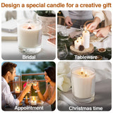 BBzealotry 301Pcs Wood Wicks for Candles Making,Wooden Candle Wicks,with Trimmer Natural Crackling Wooden Wicks for DIY Candle Making BBzealotry