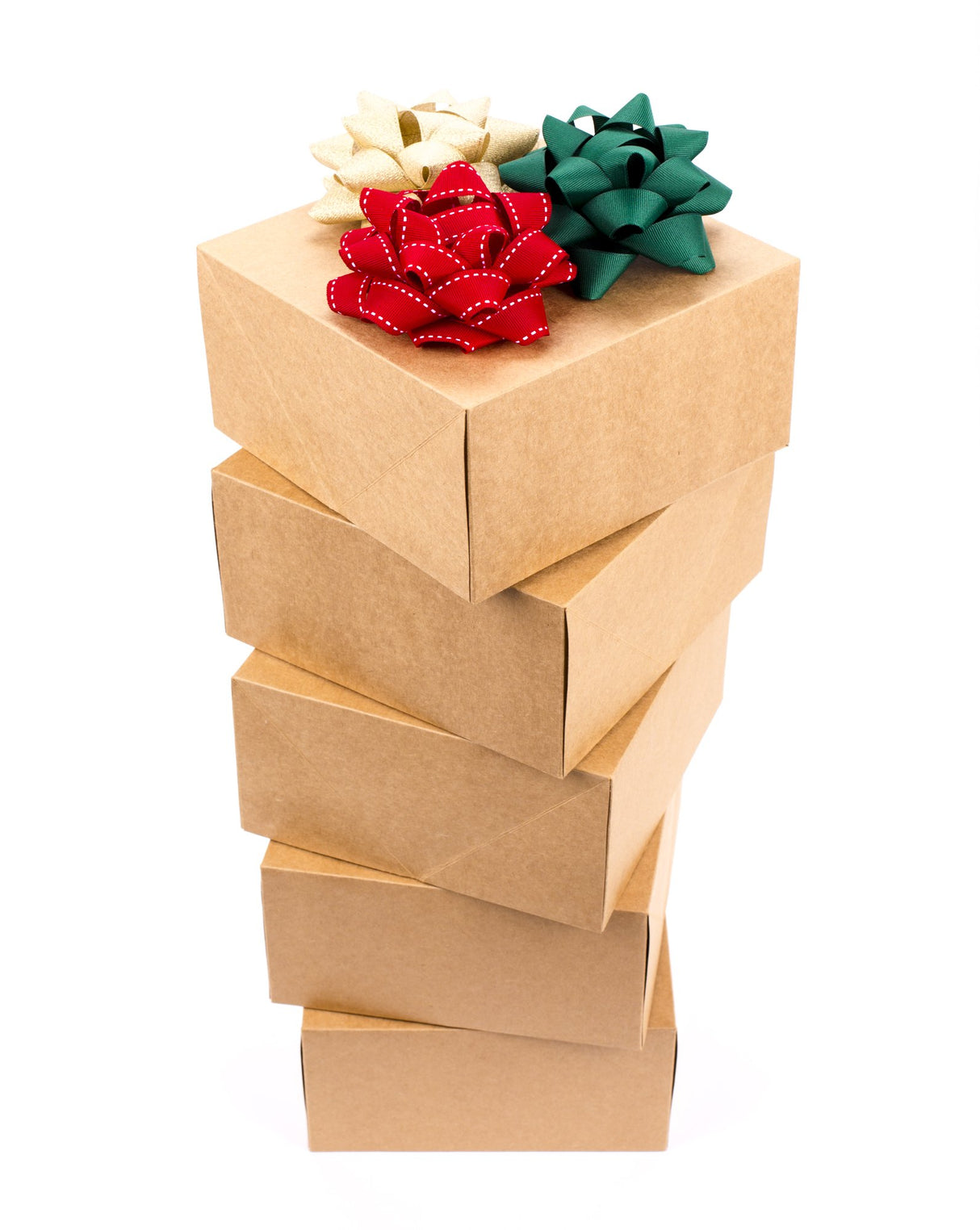 Hallmark 8" Gift Boxes for Christmas, Holidays, Birthdays, Weddings, Crafts, Fathers Day, Care Packages and More, 5 Box Set Hallmark