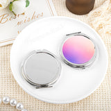 Framendino, 12 Pack Sublimation Cosmetic Mirror Blanks Transfer Portable Makeup Compact Mirrors Round Folding Travel Mirror for Women Framendino