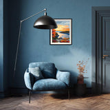 Artbrush Tower Acadia National Park Paint by Number, Acadia Paint by Numbers Kit for Adults, Maine DIY Painting Set, Mountain Lake Sunset Acrylic Paintings, Home Wall Decor(16x20inch, No Frame) Artbrush Tower